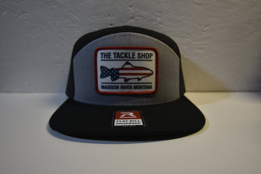 The Tackle Shop 7 Panel Patch Trucker Hat