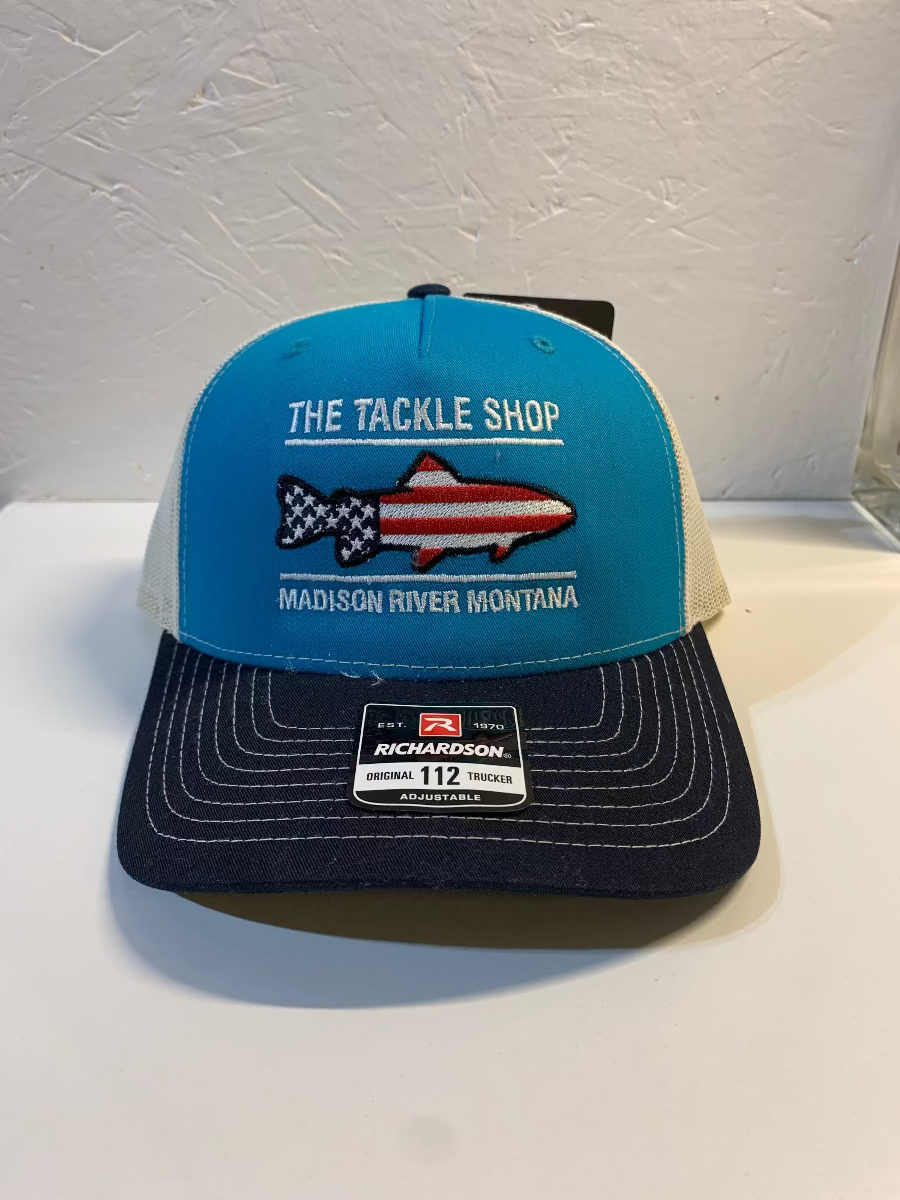 The Tackle Shop Trout Flag Logo Richardson Hat
