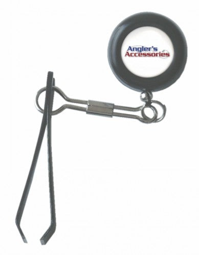 Angler Accessories Clip-On Retractor with Nipper