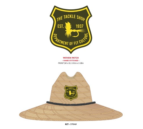 Department of Flyculture Straw Hat
