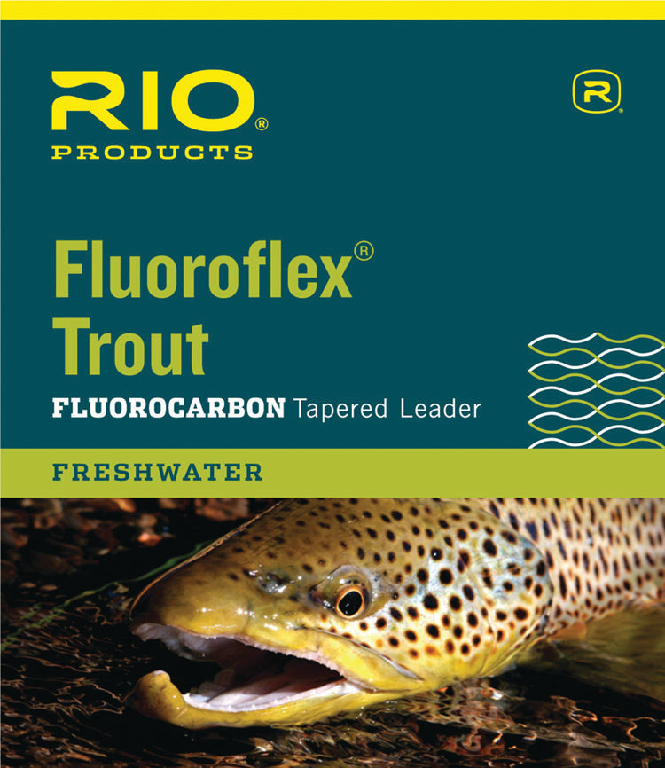 Rio Fluoroflex Trout Fluorocarbon Tapered Leader (9ft)