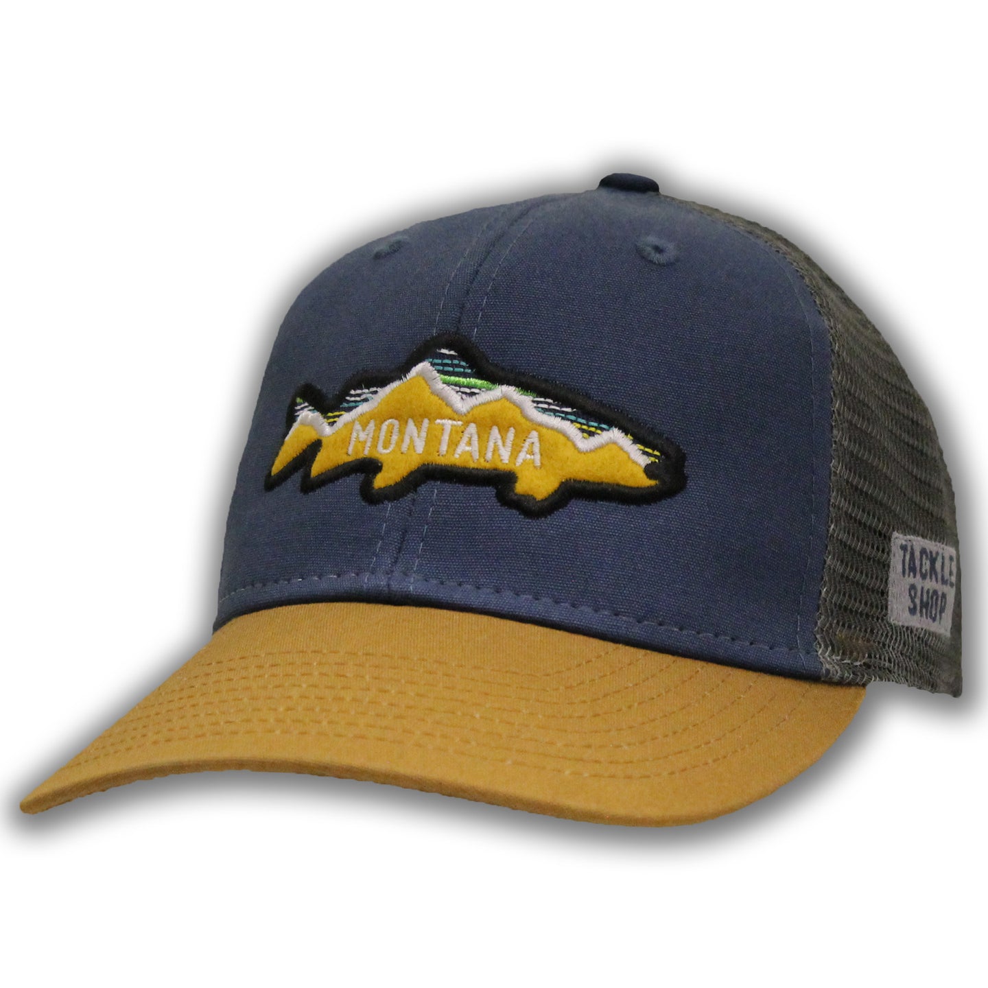 Ouray Tackle Shop Industrial Canvas Mesh Cap (Trout Logo)