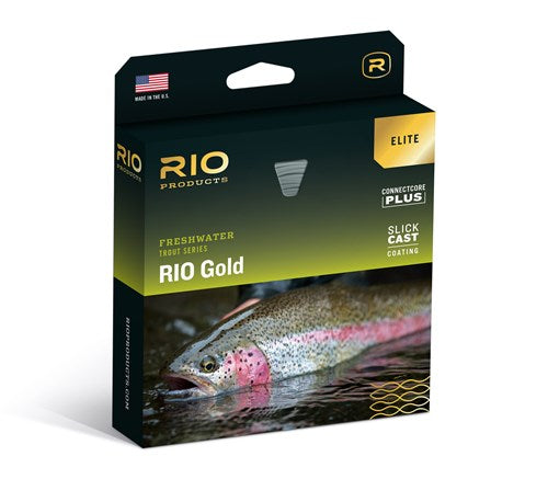 Rio Elite Gold Fly Line Moss/Gold/Gray