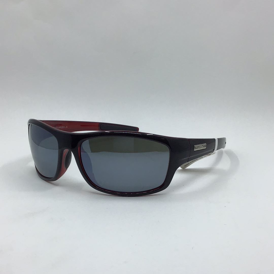 Suncloud Cover (Black and Red Frame/ Silver Mirror Lens)