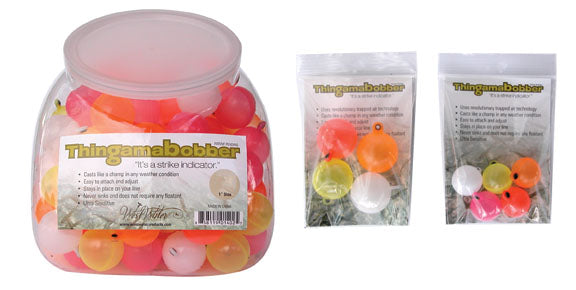Thing a ma Bobber 3/4 inch Bulk Assorted Colors – The Tackle Shop